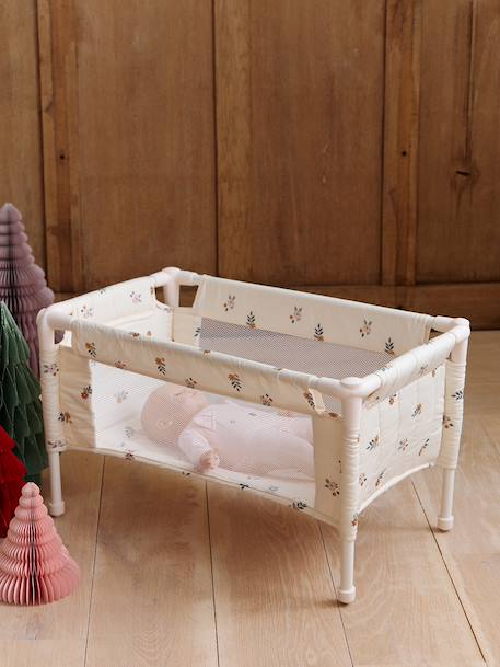 Travel Cot For Baby Dolls ecru 