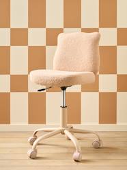 Bear Chair in Sherpa with Castors, for Children