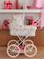 Pram for baby doll ecru 