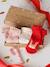 Pack of 3 Pairs of Christmas Socks for Babies rosy 