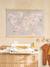 Wall-Mounted Animal World Map wood 