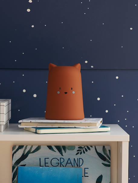 Fox Night Light BROWN MEDIUM SOLID WITH DESIGN 