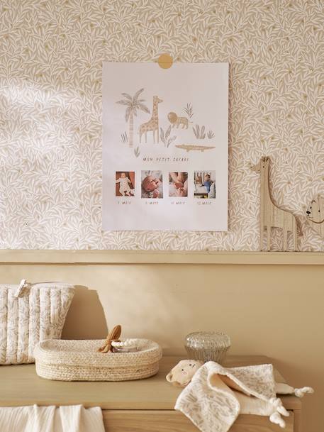 Baby Birth Souvenir Print beige 