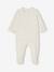 Pack of 3 Organic Cotton Sleepsuits for Babies beige+ecru+sage green 