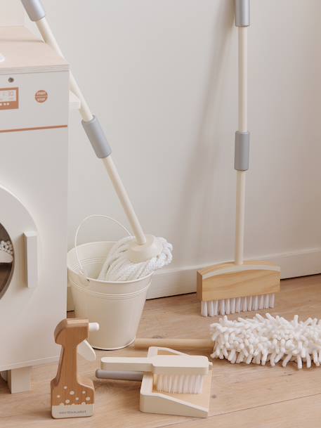 Large Cleaning Set in FSC® Wood white 