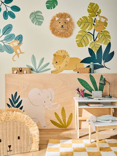 XXL NEW JUNGLE wall sticker printed green 