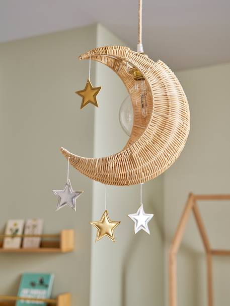 Moon hanging lampshade beige 