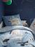 PÔLE NORD duvet cover set + pillowcase for children, with recycled cotton ocean blue 