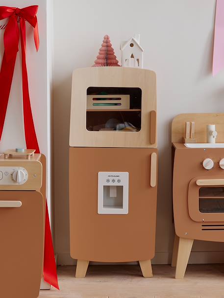Fridge in FSC® Wood caramel 