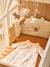 Cot bumper/ Playpen bumper cushions, LITTLE BEAR vanilla 