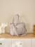 JOIOSA cotton muslin changing bag bronze+ecru+night blue+printed beige 