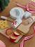 Felt and FSC® wood cheese board wood 