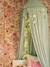 Bed Canopy in Cotton Gauze, EAU DE ROSE Theme cinnamon+Light Pink+sage green+sand beige 