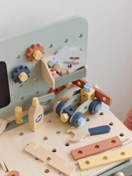 DIY Workbench with FSC® Wood Accessories green 