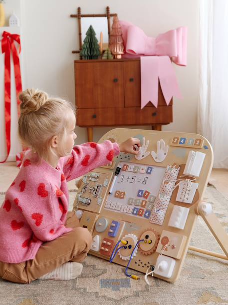 FSC® wooden multi-activity learning board wood 