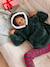 Boys' pyjama and hooded sweatshirt set green 