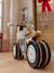 Wooden FSC®100% motorcycle ride-on toy blue 