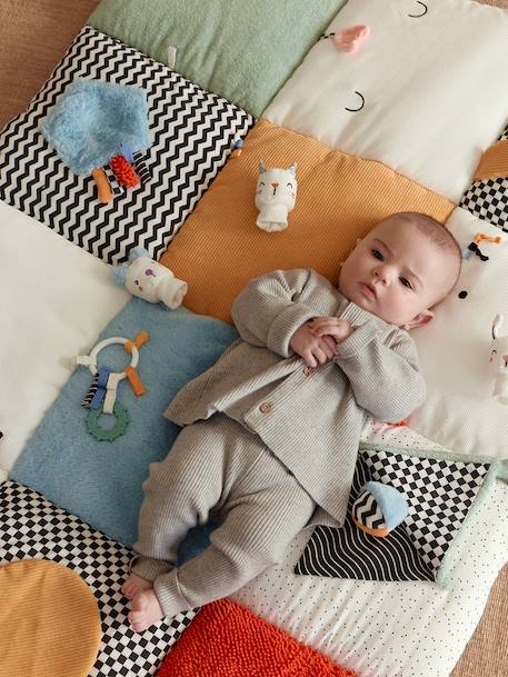 Activity Mat, Life beige+ecru+emerald green+multicoloured+orange+red 