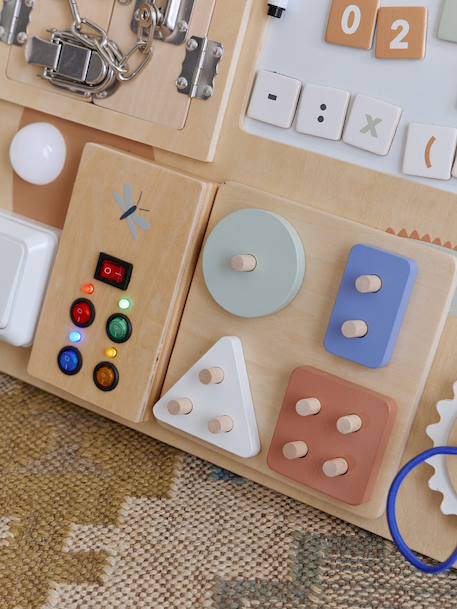 FSC® wooden multi-activity learning board wood 