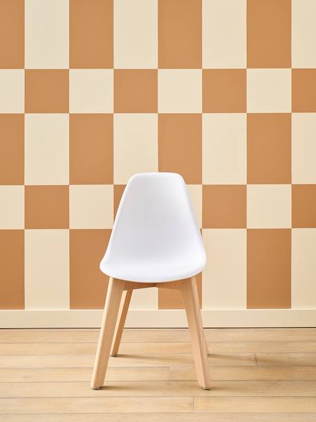 Scandinavian design nursery chair rose+white 