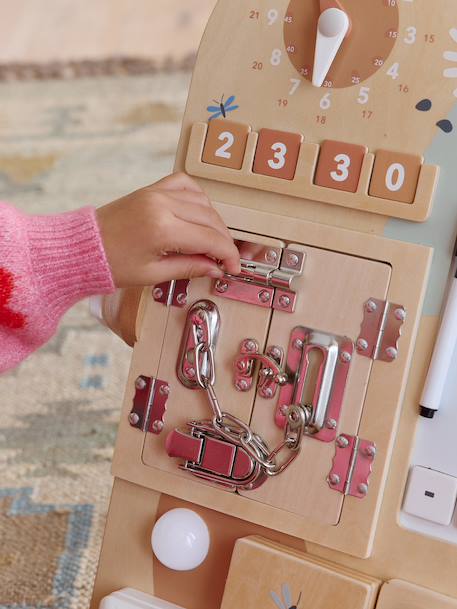 FSC® wooden multi-activity learning board wood 