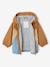 Windcheater Jacket for Baby Boys, by CYRILLUS aqua green+caramel 
