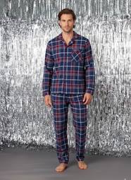Maternity-Men's flannel pyjamas, Christmas family capsule, ENVIE DE FRAISE 