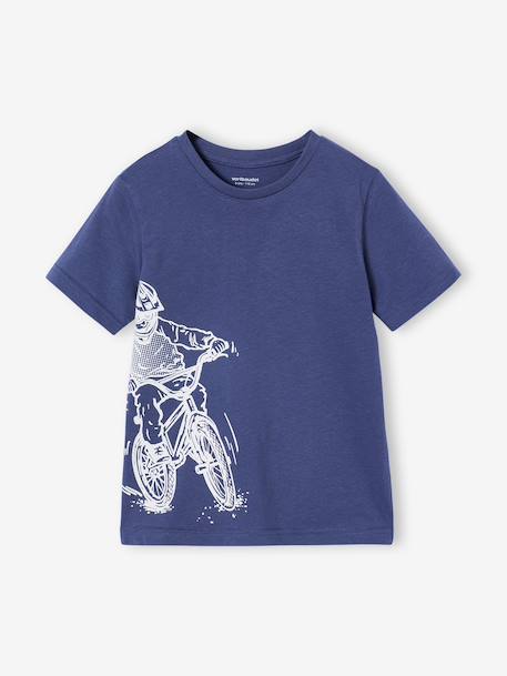 Pack of 3 short-sleeved t-shirts caramel+navy blue+pecan nut+sage green 