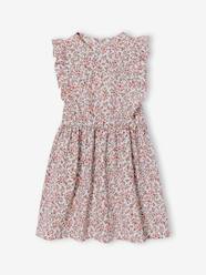 Girls-Frilly seersucker dress for girls 