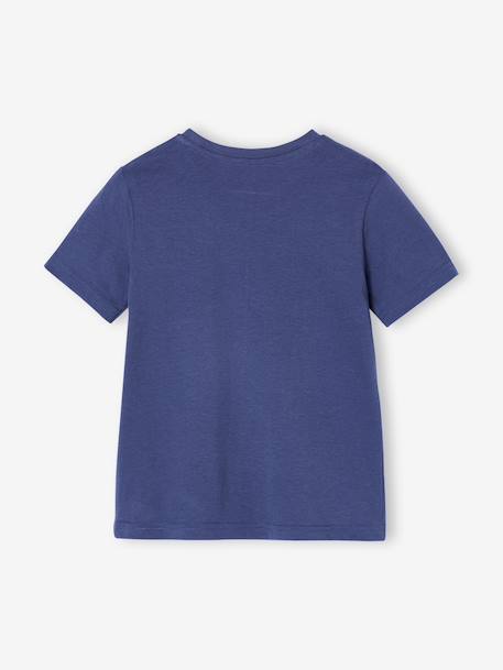 Pack of 3 short-sleeved t-shirts caramel+navy blue+pecan nut+sage green 