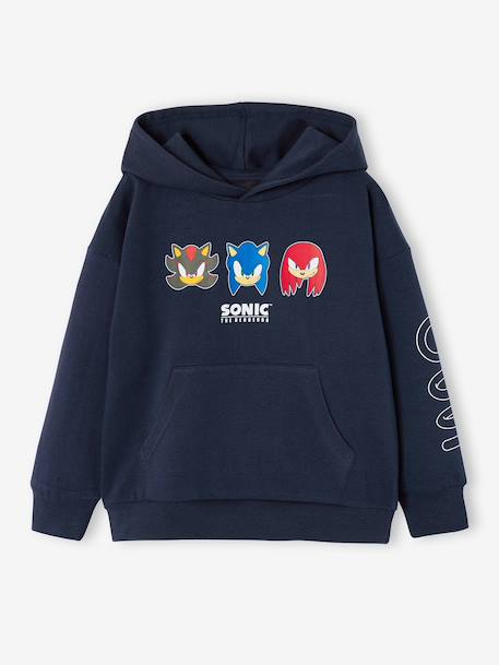 Sonic Hooded Sweatshirt for Boys navy blue 
