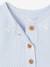 Baby girl's dress with embroidered details light blue 