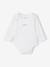 Pack of 7 Long-Sleeved Bodysuits for Babies set white 