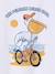 Short-Sleeved Animal T-Shirt for Boys ecru+white 