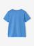 Printed boy's t-shirt aqua green+marl white+medium blue+mint green+ochre+olive+terracotta 