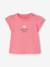 Fancy T-Shirt for Baby Girls light blue+rose 