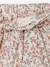 Frilled Bermuda Shorts in Cotton Gauze for Girls printed blue+printed white 