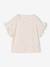 Girl's pointelle knit t-shirt ecru 