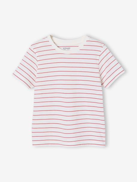 Pack of 3 short-sleeved t-shirts caramel+navy blue+pecan nut+sage green 