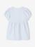 Baby girl's dress with embroidered details light blue 