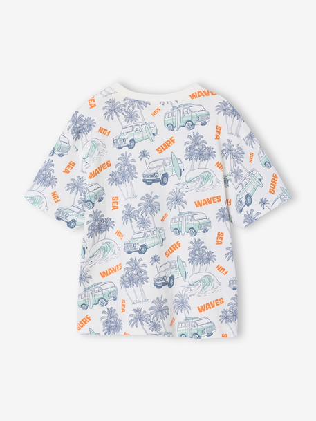 Short-Sleeved T-Shirt for Boys anthracite+ecru+white 