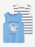 Pack of 2 Tank Tops for Boys set blue+set white 