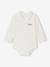 Organic Cotton Bodysuit for Baby Boys ecru 