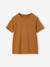 Pack of 3 short-sleeved t-shirts caramel+navy blue+pecan nut+sage green 