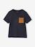 Pack of 3 short-sleeved t-shirts caramel+navy blue+pecan nut+sage green 