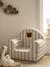 Personalised striped bear foam armchair striped beige 