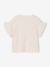Girl's pointelle knit t-shirt ecru 