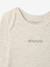 Pack of 7 Long-Sleeved Bodysuits for Babies set white 