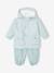 Rain coat and trousers set for baby boys grey blue 