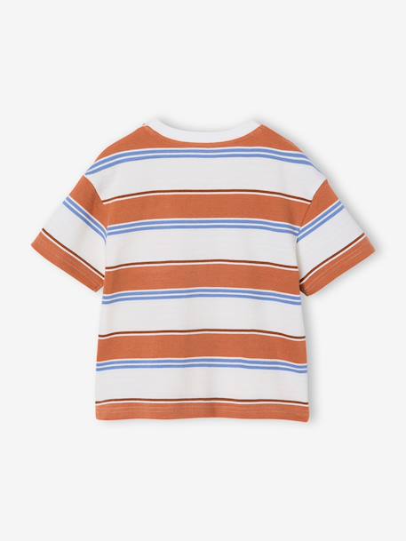 Striped T-Shirt for Boys printed orange 